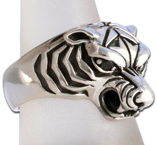 Tiger-Ring "Schwarzer Onyx" - Auslaufmodell