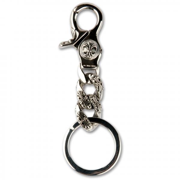 Sterling Silver Keychain "Fleur De Lis"