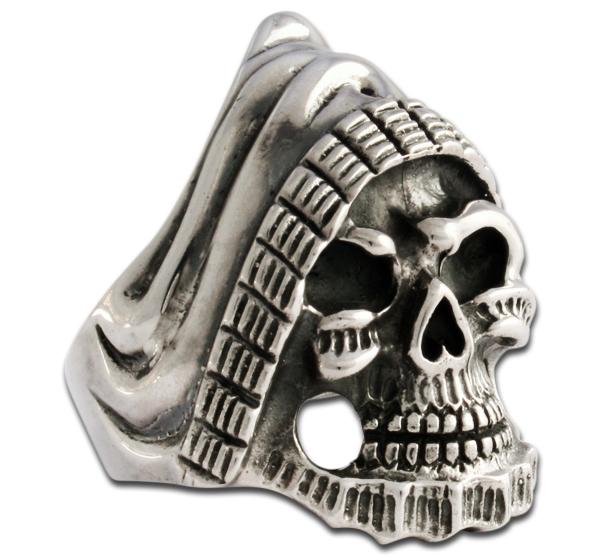 Grim Reaper- Wide Biker Ring