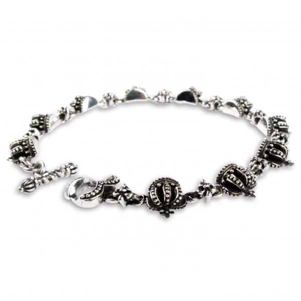 Half Silver Crowns Bracelet