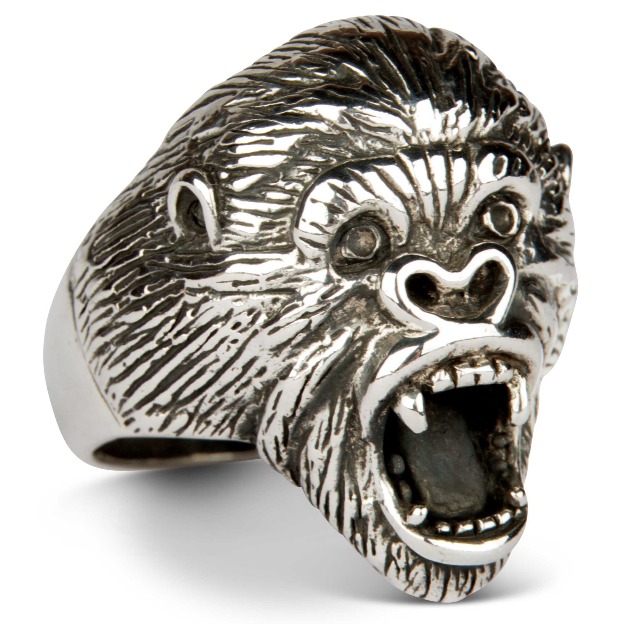 Gorilla Ring Aus 925er Sterling Silber Evilrings