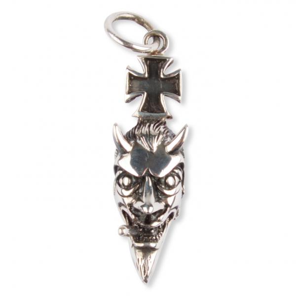 Beelzebub Pendant With Cigar And Iron Cross