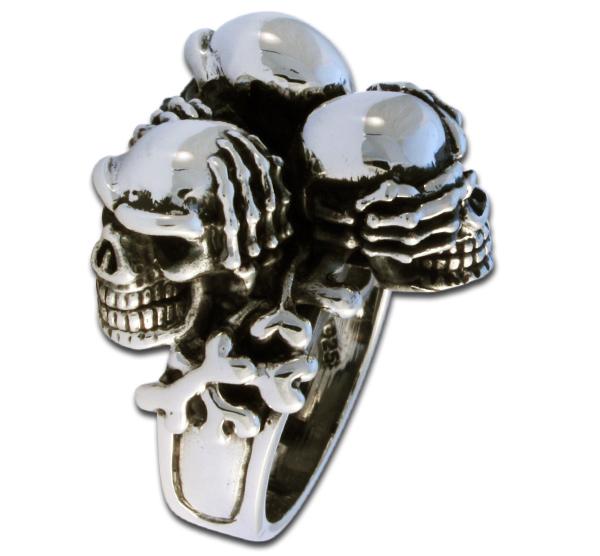 Biker Statement Ring For Civil Courage