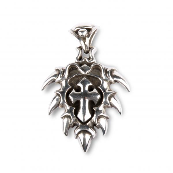 Dragon Claw Locket With Gothic Cross