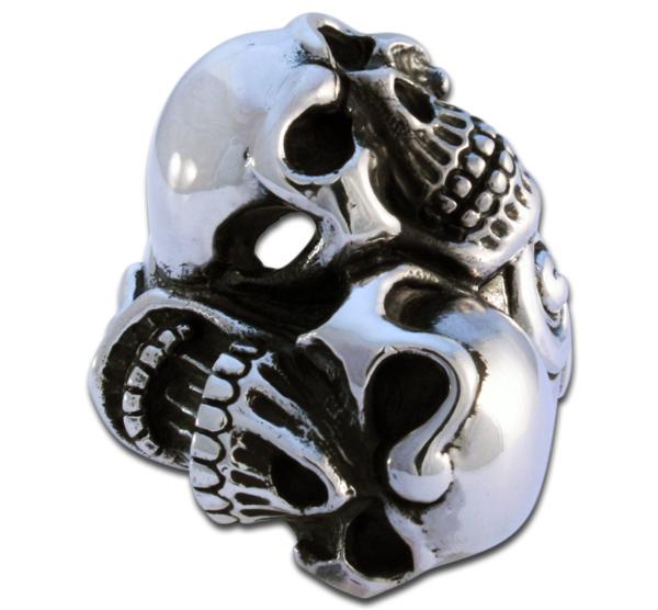 Huge Double-Skull Ring