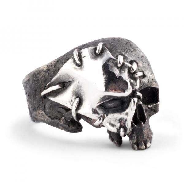 Phantom Half Skull Ring