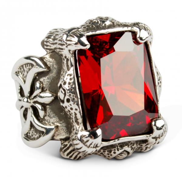 Mighty Dragonclaw Ring - Red