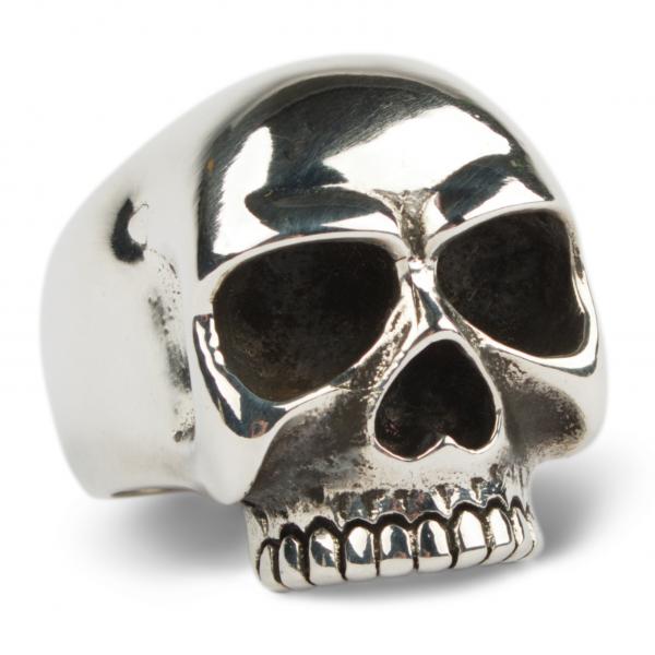 Totenkopfring Tribute to Keith aus Sterling Silber