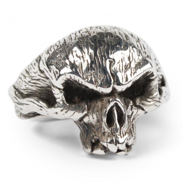 Beast Halfskull Ring aus Sterling Silber