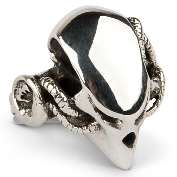 Predator Mask Silver Ring