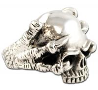 Drachenkrallen-Totenkopf Ring - neue Version! Drachenkrallen-Totenkopf Ring - neue Version!