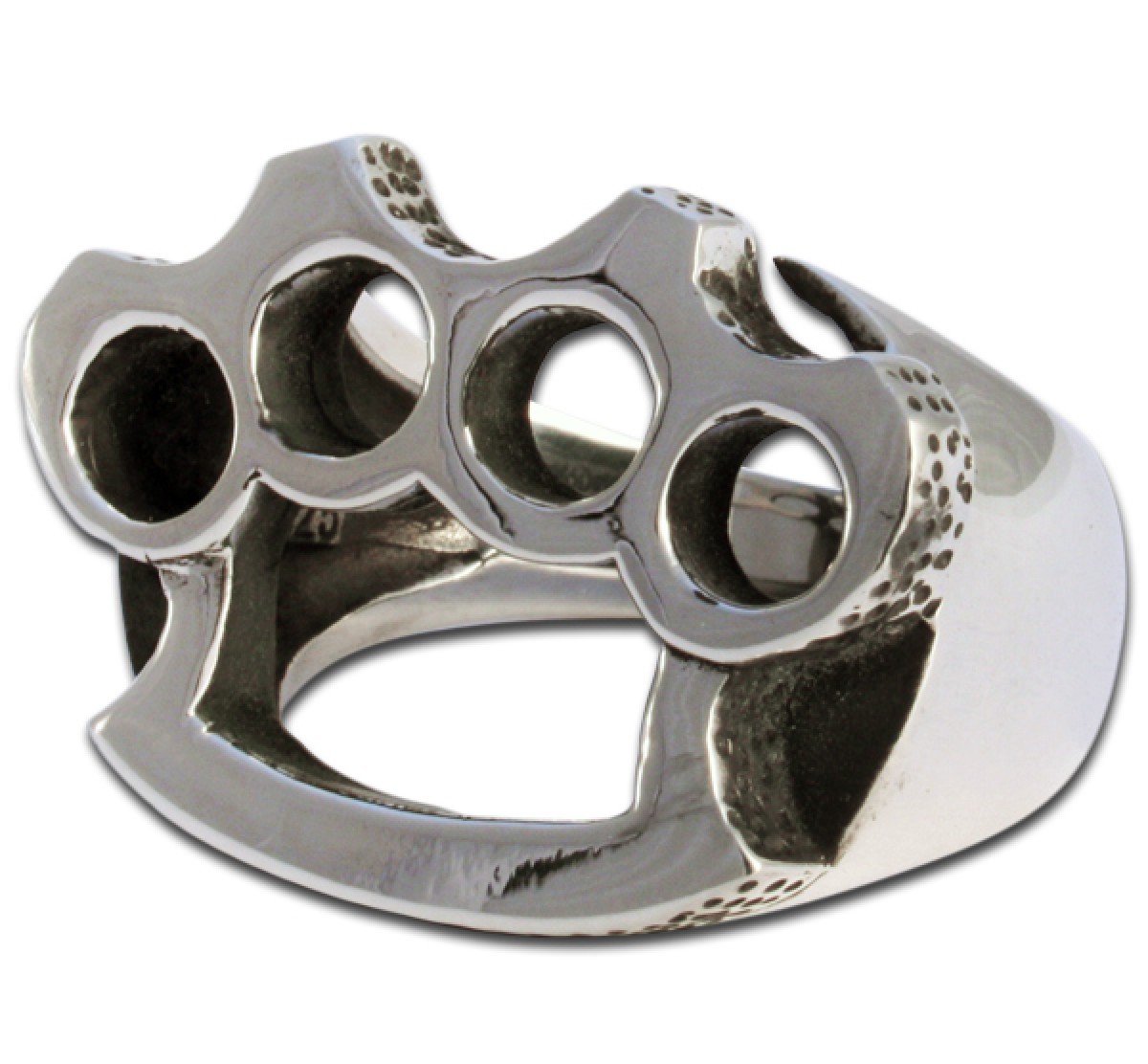 KnuckleDuster Ring, crafted by hand from solid Sterling silver evilrings